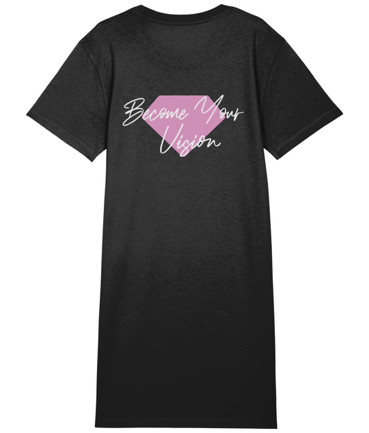 BECOME YOUR VISION T-SHIRT DRESS